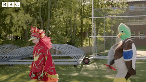 fall hello GIF by CBBC