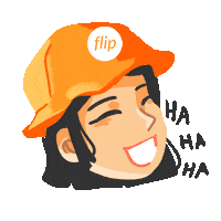 Happy Laugh Sticker by Flip.id