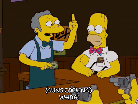 scared homer simpson GIF