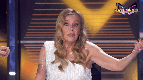 Shock Mascara GIF by Mask Singer A3