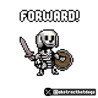 Horror Walking Forward Sticker by HotDogs