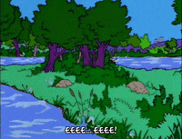 season 6 boat in a river GIF