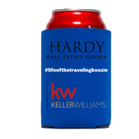 Koozie Lifeofthetravelingkoozie Sticker by HardyRealEstate