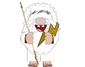 Father Sky Sticker