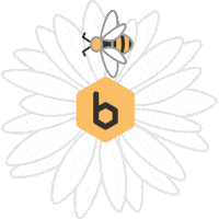 Beepods summer flower spring fly Sticker