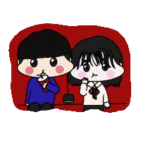 haiou 커플 영화 영화관 쑤 Sticker