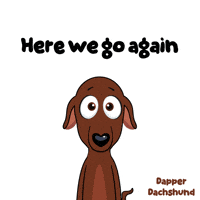 Here We Go Again Shrug GIF by VeeFriends