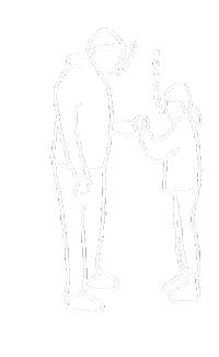 Ghosts Silhouette Sticker