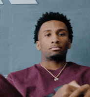 DarrynPeterson basketball look watch stare GIF