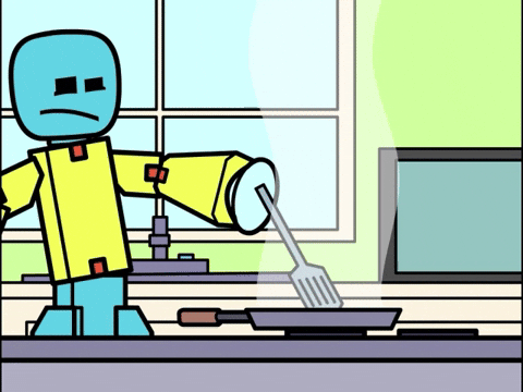 Hungry Breakfast GIF by Stikbot