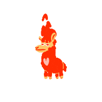 Llama Love Sticker