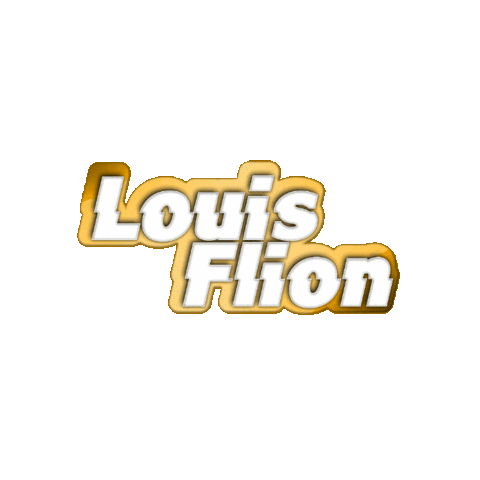 Logo Name Sticker by Louis Flion