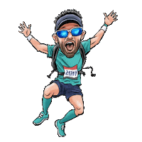 Run Running Sticker by eBibs