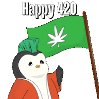 Smoke Weed Sticker by Pudgy Memez