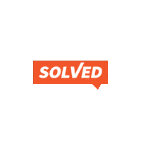Solved marketing company communicatie solved Sticker