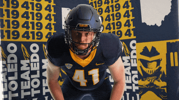 Football Dalton GIF by Toledo Rockets