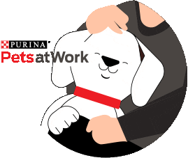 Purina_ar giphyupload dog purina petsatwork Sticker