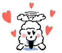 In Love Dog Sticker