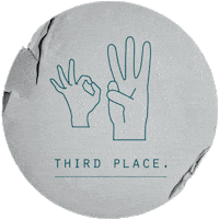 thirdplaceathens coffee design minimal urban Sticker