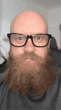 Top Of The World Beard GIF by Vinnie Camilleri