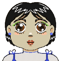 Pixel Girl Sticker