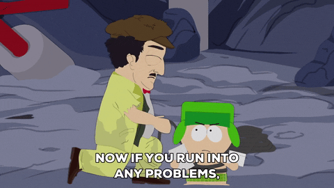 kneeling kyle broflovski GIF by South Park 