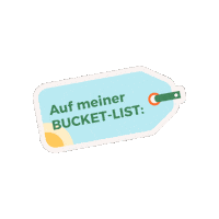 Bucket List Wunsch Sticker by Airalo