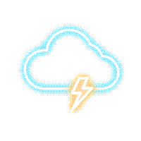 gyhwa giphyupload weather sunny thunderstorm Sticker