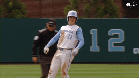 University Of North Carolina Baseball GIF by UNC Tar Heels