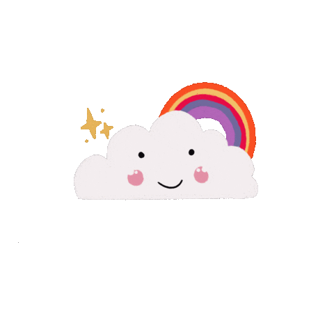 Rainbow Cloud Sticker