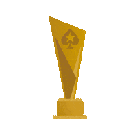 First Place Gold Sticker by PokerStars