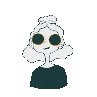 Happy Girl Sticker