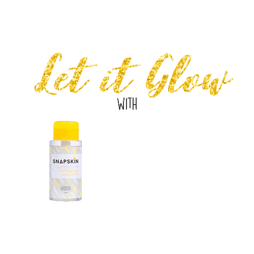 Skincare Glow Sticker by Snapskin Official