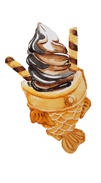 Ice Cream Food Sticker