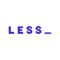 Less Is More Sticker by LESS_