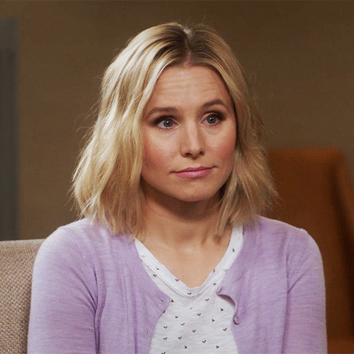 Kristen Bell Reaction GIF by The Good Place
