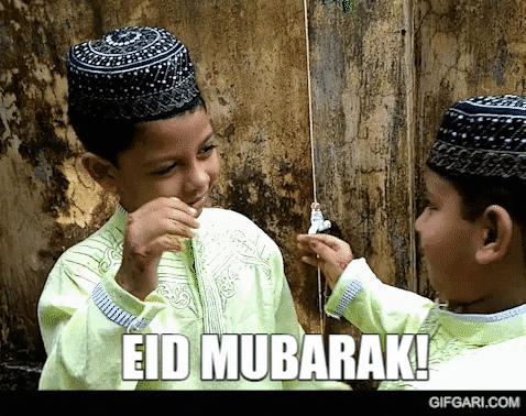 Eid Al Adha Hug GIF by GifGari