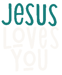 Love You Jesus Sticker