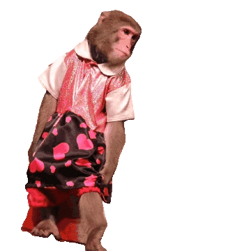 Fun Monkey Sticker