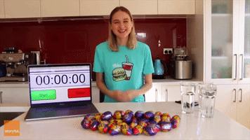 Extreme Eater Consumes 38 Cadbury Creme Eggs