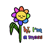 Sad Mental Health Sticker by Hannah Daisy