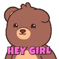 Happy Teddy Bear Sticker by BEARISH