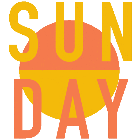 Weekend Sunday Sticker