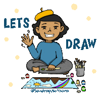 Artist I Draw Sticker