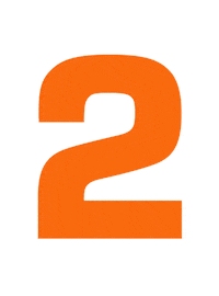 Number 2 Sticker by ratedglobal