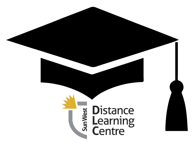 Distance Learning Graduation Sticker by Sun West DLC