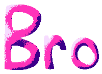 Bro Animated Text Sticker by leeamerica