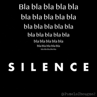 Typography Silence GIF