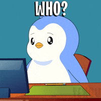 Who Is It What GIF by Pudgy Penguins
