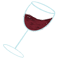 Wine Glass Sticker